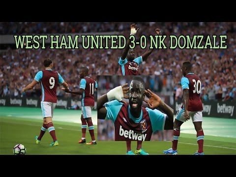 West Ham United 3-0 NK Domzale (agg 4-2)  FRIENDLY MATCH 2016