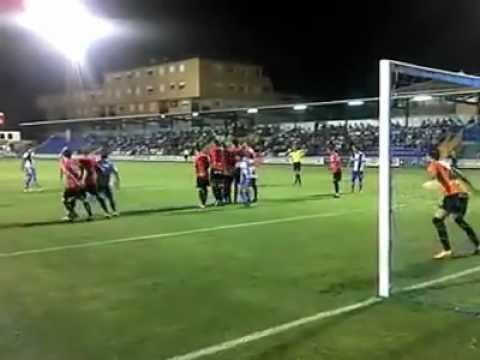 Alcoyano 1 - Tenerife 0. Gol de Javi Lara. Grabado por Edu desde Gol B