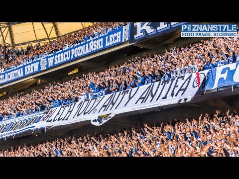 LECH POZNAŃ - Legia Warszawa (09.04.2017): Kocioł wrze po golu dla Lecha