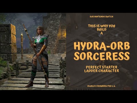 D2R: This is why you build a HYDRA-ORB SORCERESS - Perfect Starter Ladder Character