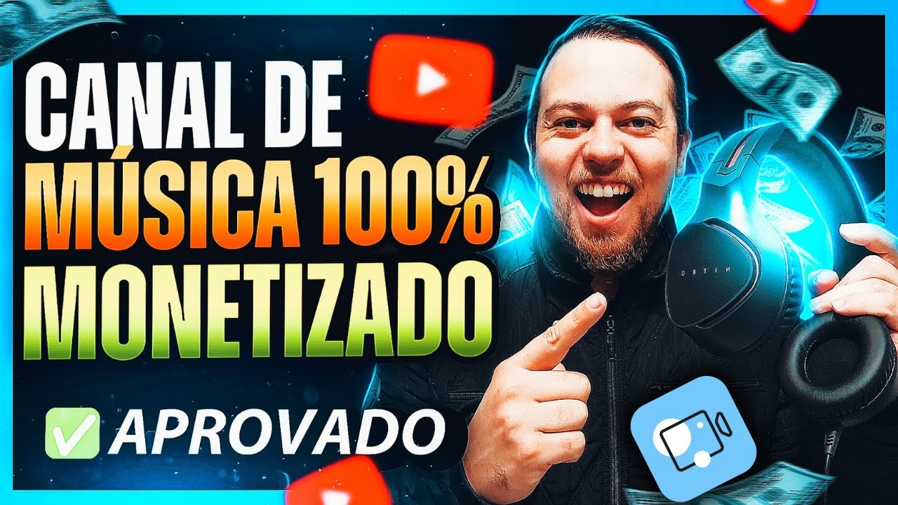 FINALMENTE! Como Criar um Canal de Música da Forma CORRETA e MONETIZAR no youtube (Movavi Editor)