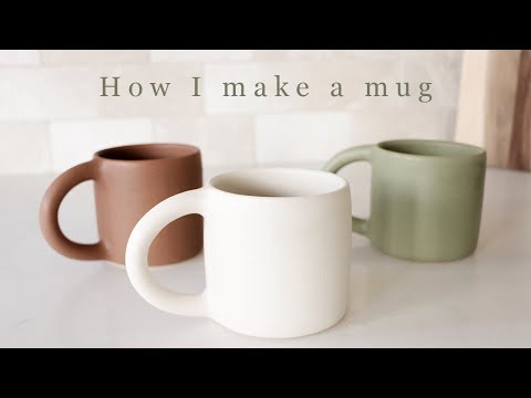 Making a ceramic mug | The entire pottery process