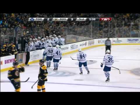 McClement's Goal - Leafs 2 vs Bruins 3 - Mar 7th 2013 (HD)