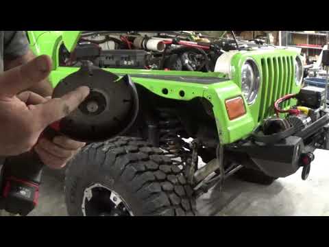 MCE Fenders install on Jeep TJ