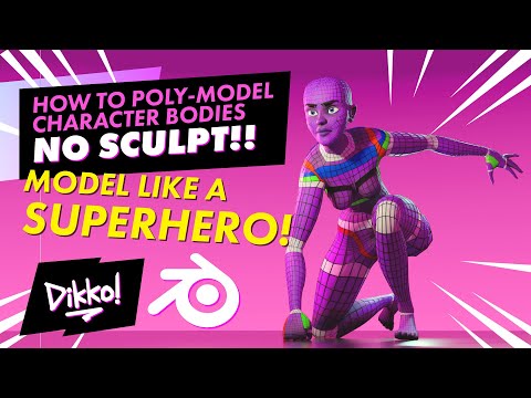 Poly Modeling Bodies NO SCULPT REQUIRED