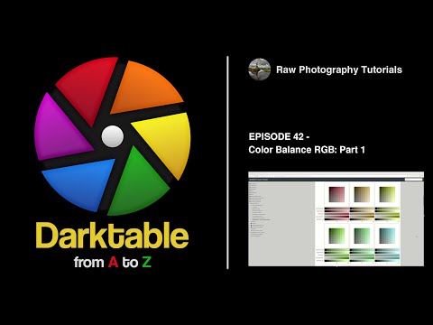 darktable from A to Z: 42 - Color Balance RGB - Part 1