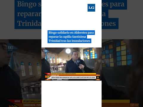 Bingo solidario para recuperar una capilla en Alderetes tras las inundaciones #tucuman