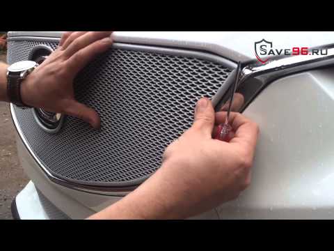 Защита радиатора на Mazda 6 GJ (Мазда 6) 2012-2015 г.в.