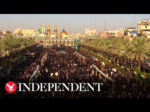 Live: Shi’ite worshippers gather for Arbaeen pilgrimage