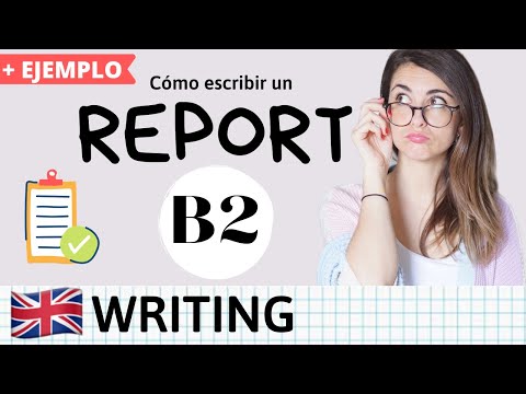 How to write a report in English - Writing B2 First Tips and Structure