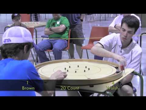 Crokinole 2014 World Championship Singles - Top 4 Walsh v Brown