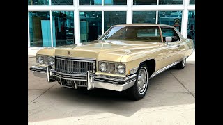 Video Thumbnail for 1973 Cadillac De Ville