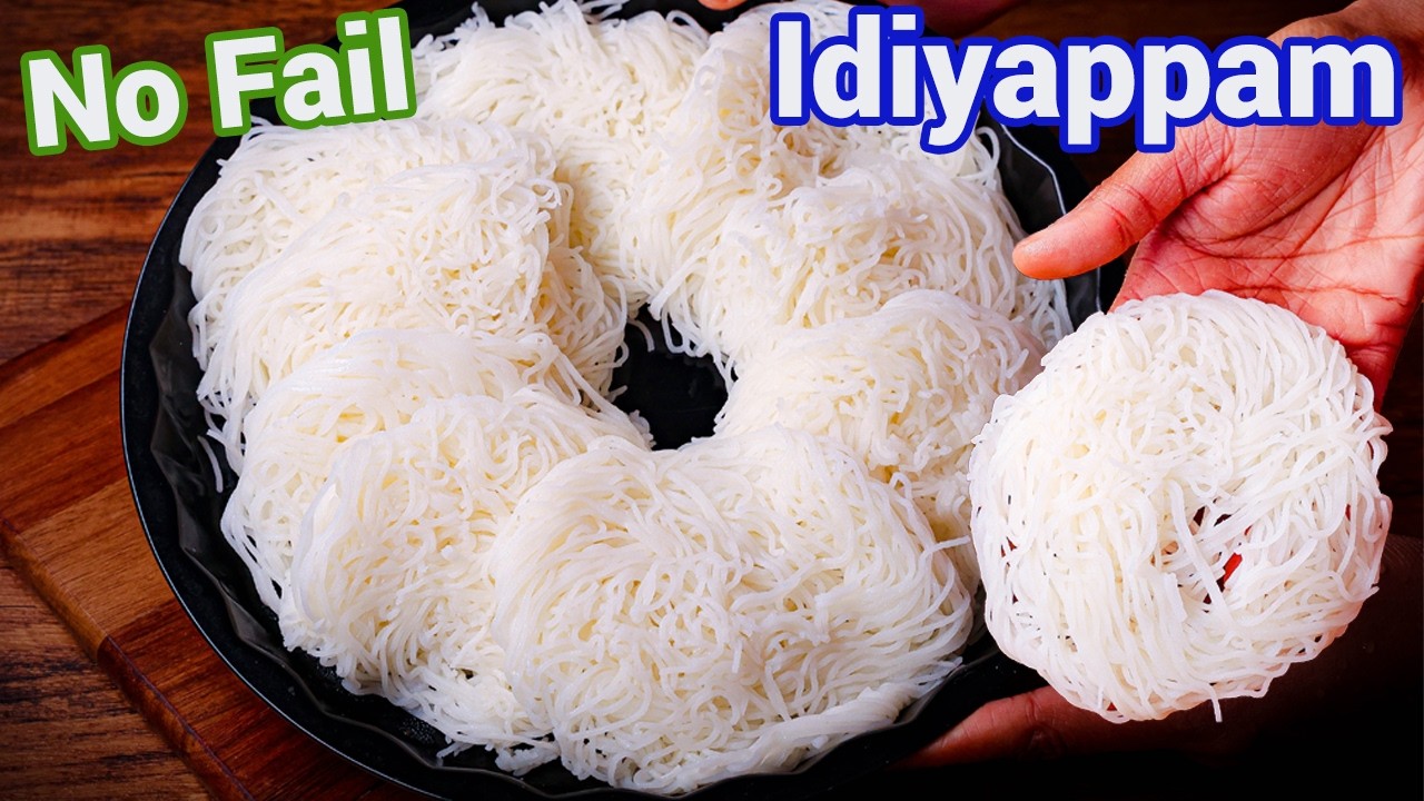 Perfect Idiyappam Recipe | Soft Rice Noodles Every Time | Foolproof Tips - Healthy Breakfast
