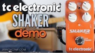 Video thumbnail for T.C.Electronic - Shaker Vibrato Pedal DEMO by Jiri Novotny
