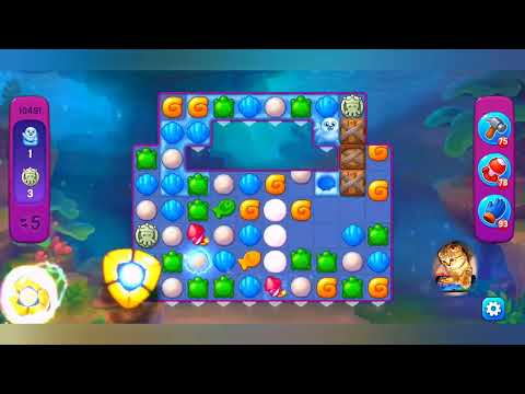 фишдом 2022 # 10491 уровень - прохождение без бустеров # Fishdom,  10491  level - no Boosters.