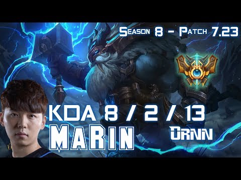 MaRin ORNN vs PANTHEON Top - Patch 7.23 KR Ranked