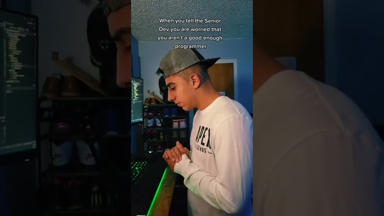 When you tell the Senior Dev that you are worried...