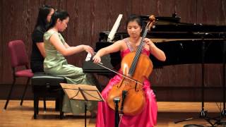 2013 Grace Ho cello Recital (part 4) 何美恩 - FranckSonata in A Major for Cello and Piano
