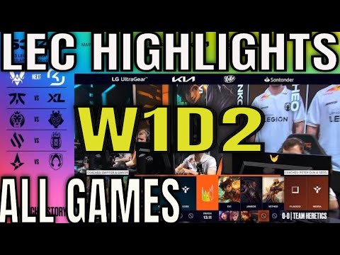 LEC Highlights ALL GAMES W1D2 Summer 2023 | Week 1 Day 2
