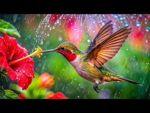 Birds In The Rain 🕊️ Healing Music To Relieve Stress, Calming Music, Sleep Music, Peaceful Music