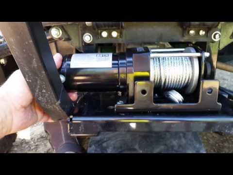 Cheap Chinese Winch Install on a Kawasaki Teryx