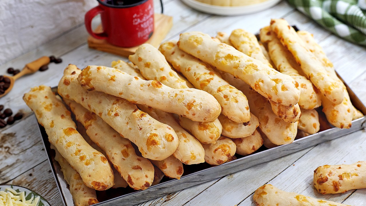 FAÇA BISCOITO DE POLVILHO COM QUEIJO FÁCIL E RÁPIDO, SOMENTE 3 INGREDIENTES