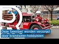 Deze drie Ahrens-Fox brandweerwagens staan in Rotterdam