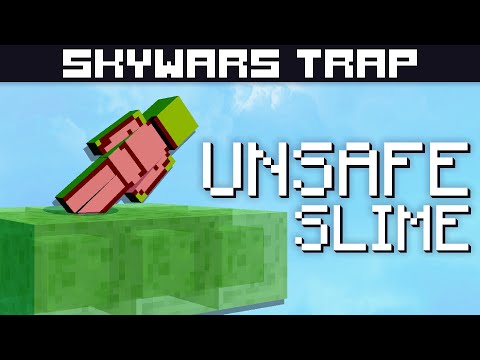 Skywars | The slime block trap
