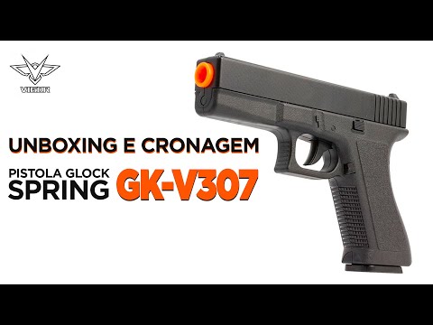 Pistola Airsoft Glock G17 Spring V307 - GK-V307 Vigor 