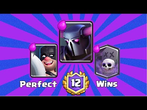 Undefeated 12-0 Grand Challenge PEKKA GRAVEYARD  Clash Royale