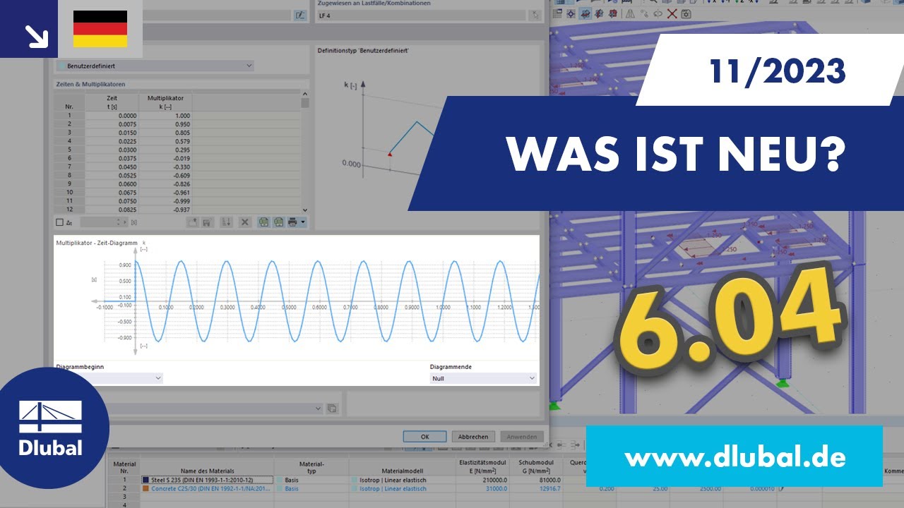 WIN | 11/2023 - Was ist neu in RFEM 6 und RSTAB 9?