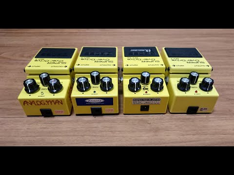 Boss SD-1 Super Overdrive w/ Analogman 808 Silver Mod with Clipping Toggle image 11