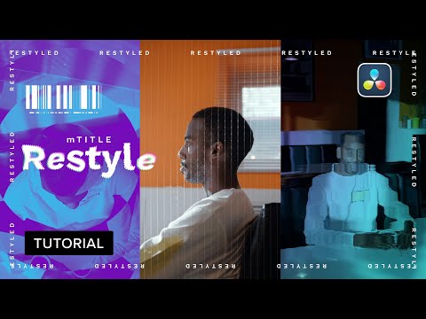 mTitle Restyle DV Tutorial — Boosting your edits with impactful typography — MotionVFX