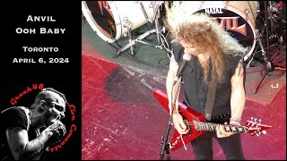 Anvil - &quot;Ooh Baby&quot; - Toronto - April 6, 2024