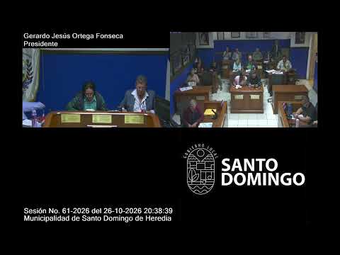 Concejo Municipal, Sesión Extraordinaria 61-2026