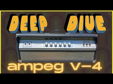 Ampeg V-4 100-Watt Guitar Head with Reverb image 4