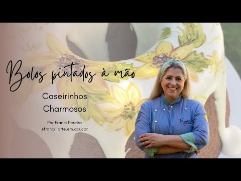 Caseirinhos charmosos-Bolos pintados à mão