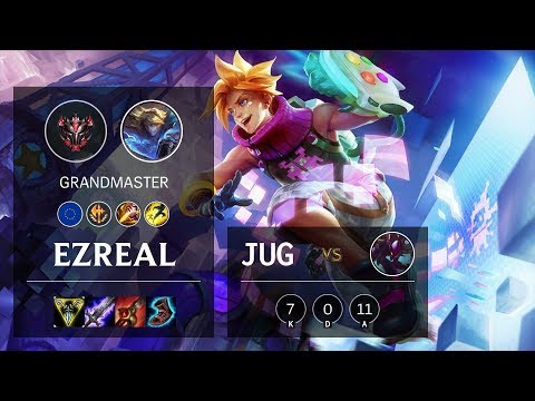 Ezreal Jungle vs Kha'Zix - EUW Grandmaster Patch 10.8