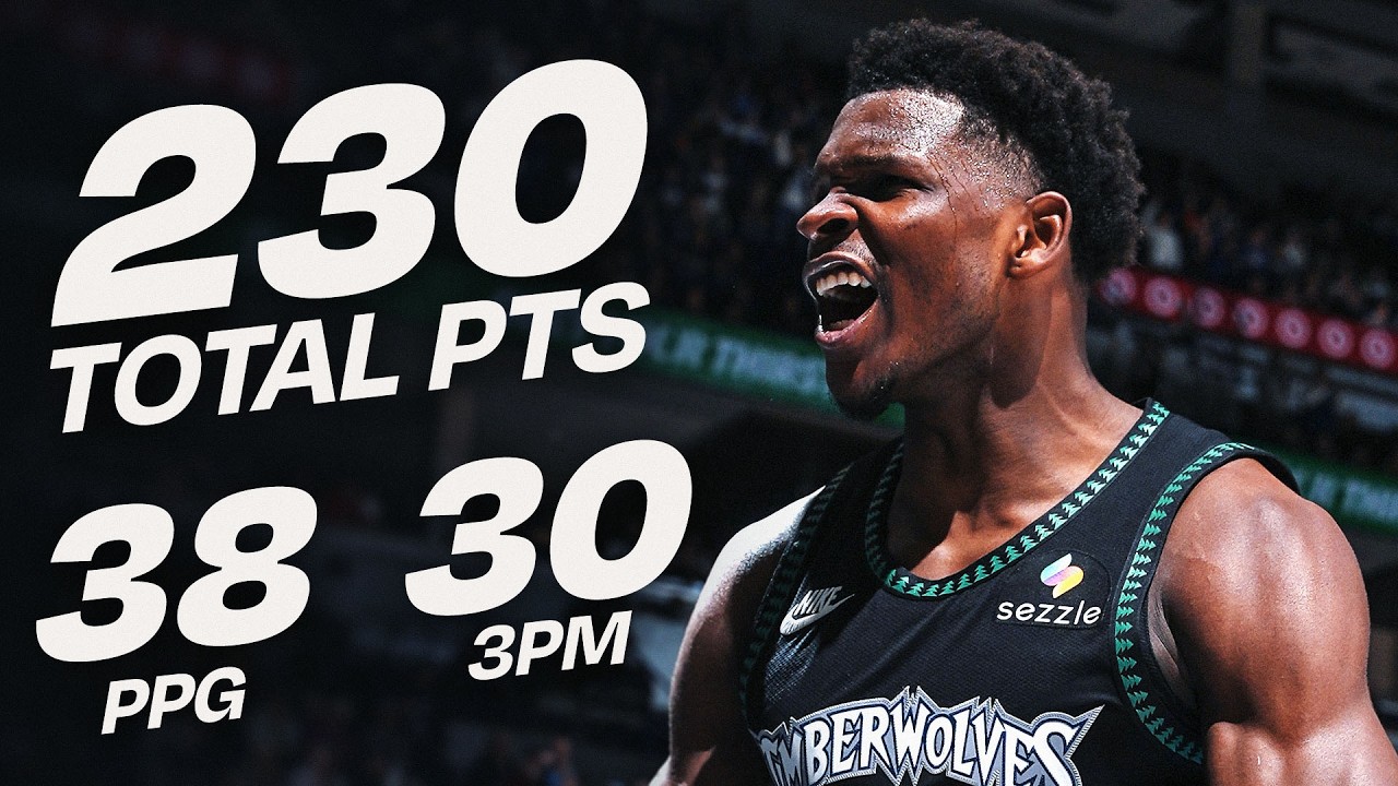 Anthony Edwards Has Dropped 230 PTS In Just 6 Games