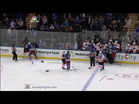 Brayden Schenn vs John Moore Jan 12, 2014