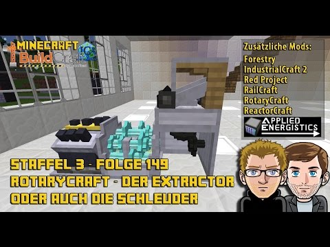 Let´s Play Buildcraft [HD+] S03E149 - RotaryCraft - Die Extractor oder Schleuder Anlage