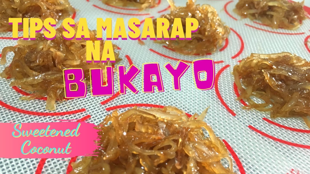 QUICK AND EASY BUKAYO | SWEETENED COCONUT | HOW TO MAKE BUKAYO | FILIPINO RECIPE