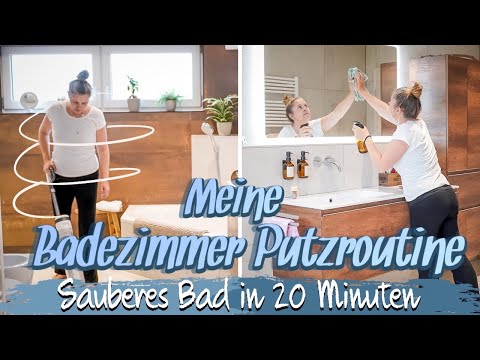 PUTZROUTINE 🦋 BADEZIMMER PUTZEN IN 20 MINUTEN 🦋 PUTZMOTIVATION 🦋 TAGAUS TAGEIN 🦋  KANAL Ü50