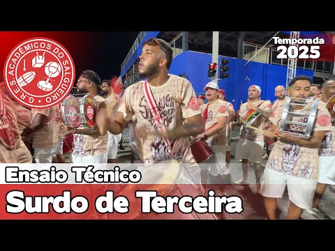 Salgueiro 2025 | Surdo de Terceira  - Ensaio Técnico |  Samba ao vivo #ET25