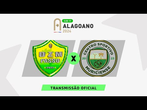 DZM Passo x Muriciense - ALAGOANO SUB 17 - 4ª Rodada