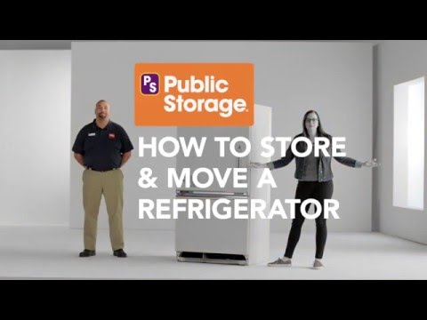 Public Storage: How to Store and Move a Refrigerator