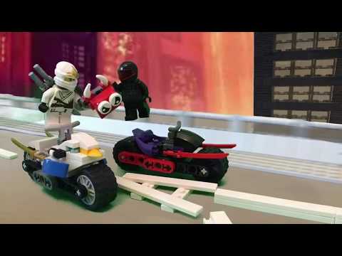 Ninjago "continue the chase” (Lego Rebrick stop motion contest submission)