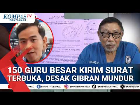 150 Guru Besar Dari Seluruh Indonesia Kirim SuratTerbuka Desak Gibran Mundur, Kenapa?