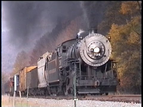 Classic Western Maryland Scenic RY: Runby at Sunnyside MD (October 16 2000)