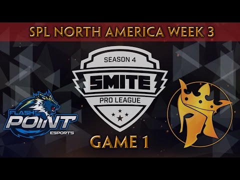 SMITE Pro League S4 Spring Split Week 3 (NA) - Flash Point Esports vs. Noble Esports (Game 1)